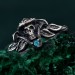 Gothic Skull and Mushroom Ring – Mystic Fungi Skullcap Jewelry