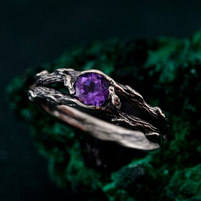 Silver Branch Ring - Nature's Touch Wrap Ring