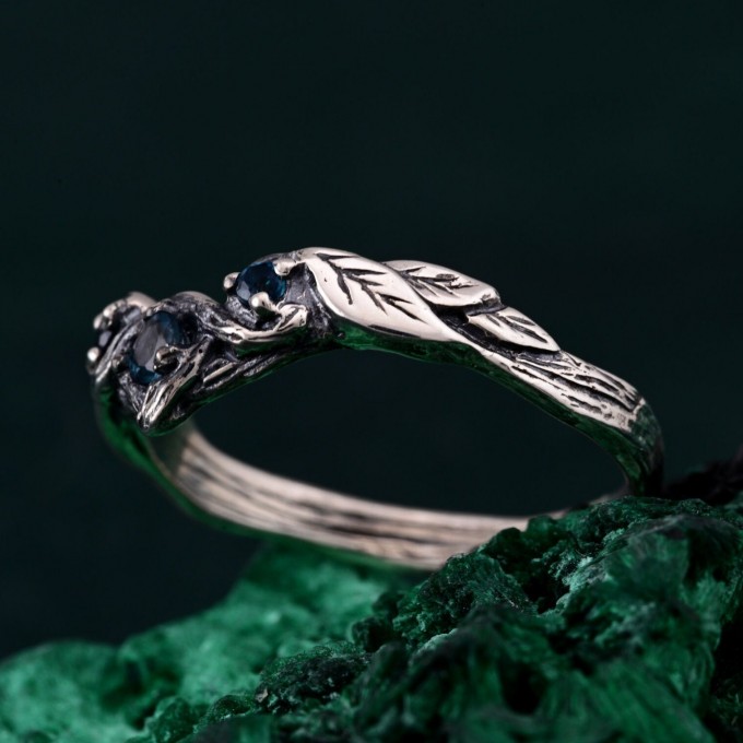 Wedding Ring Wooden Harmony – Forest Branch Design, Wooden Wedding Branch, Branch of Love Wedding Band