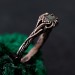 Emerald Elegant Leafy Wedding Band – Luxury Tree-Inspired Design, Exquisite and Unique Wedding Ring