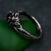Handmade Silver Lotus Ring – Elegant Nature-Inspired Jewelry with Chic Floral Design