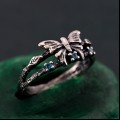 Exquisite Butterfly of Destiny Ring - Unique and Graceful Butterfly Design