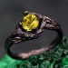 Twisted Woodland Wedding Band – One-of-a-Kind Twig Engagement Ring: Nature-Inspired Women's Branch Bridal Ring