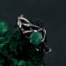Silver Celtic Elegance: Classic Celtic Emerald Silver Ring
